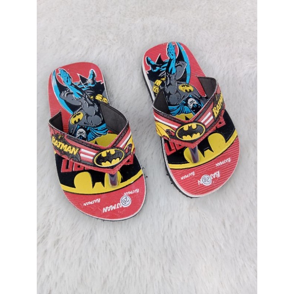 Sandal Jepit Anak laki laki Motif BTMN Terbaruuu