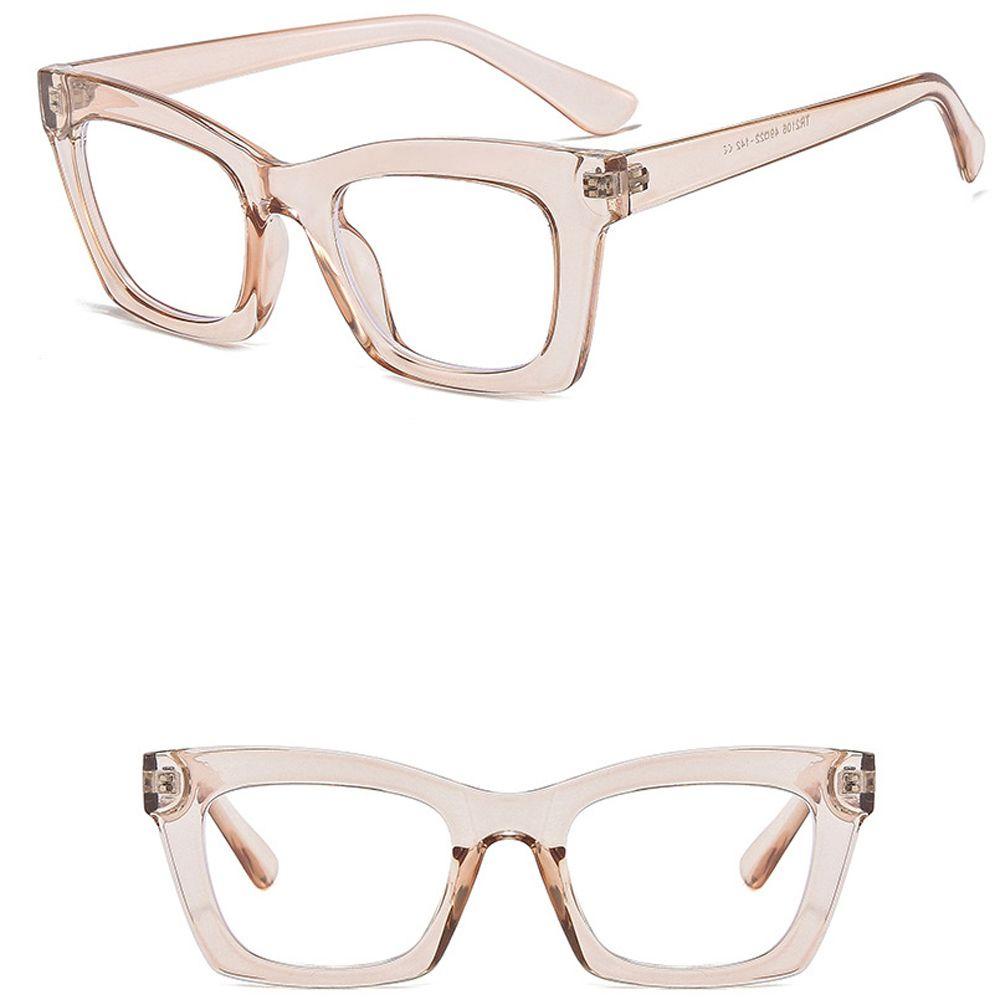 Mxbeauty Kacamata Anti Blue Light Vintage Bentuk Persegi Frame Bingkai Kecil Blue Light Blocking Komputer Eyeglasses