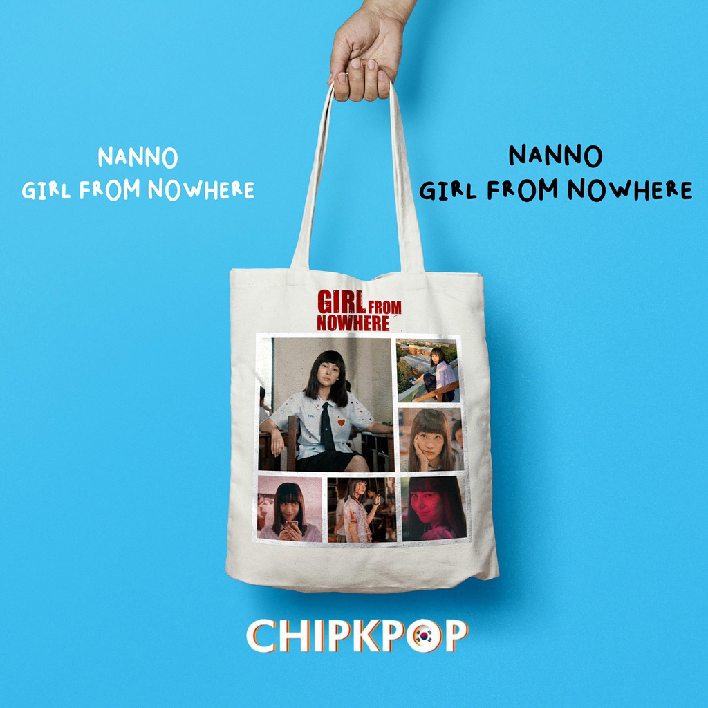 [PAKET SET] TOTEBAG NANNO I GIRL FROM NOWHERE I TOTEBAG WANITA I TOTEBAG POLOS