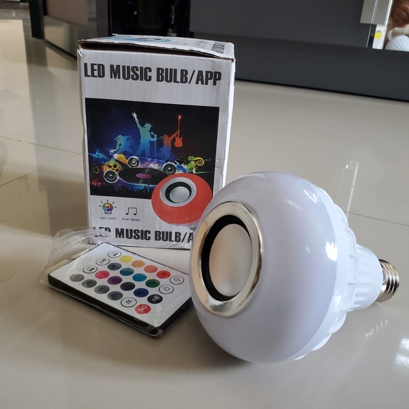 lampu led speker bluethoot RGb remote Control