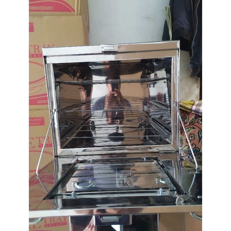 Oven Tangkring Kompor Stainless Steel Packing Kayu