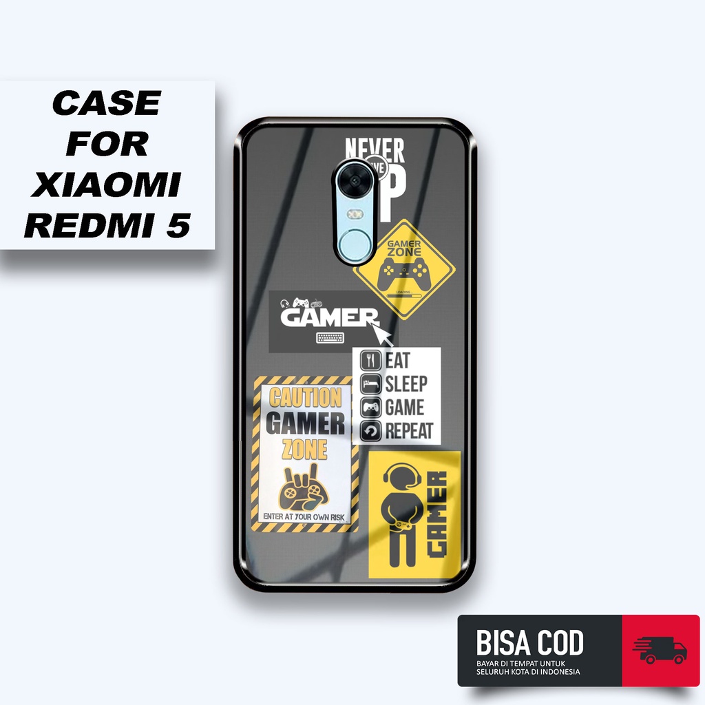 Case XIAOMI REDMI 5 - Casing XIAOMI REDMI 5 Terbaru Case [ MOTIF GAMER ] Cassing Hp XIAOMI REDMI 5 -