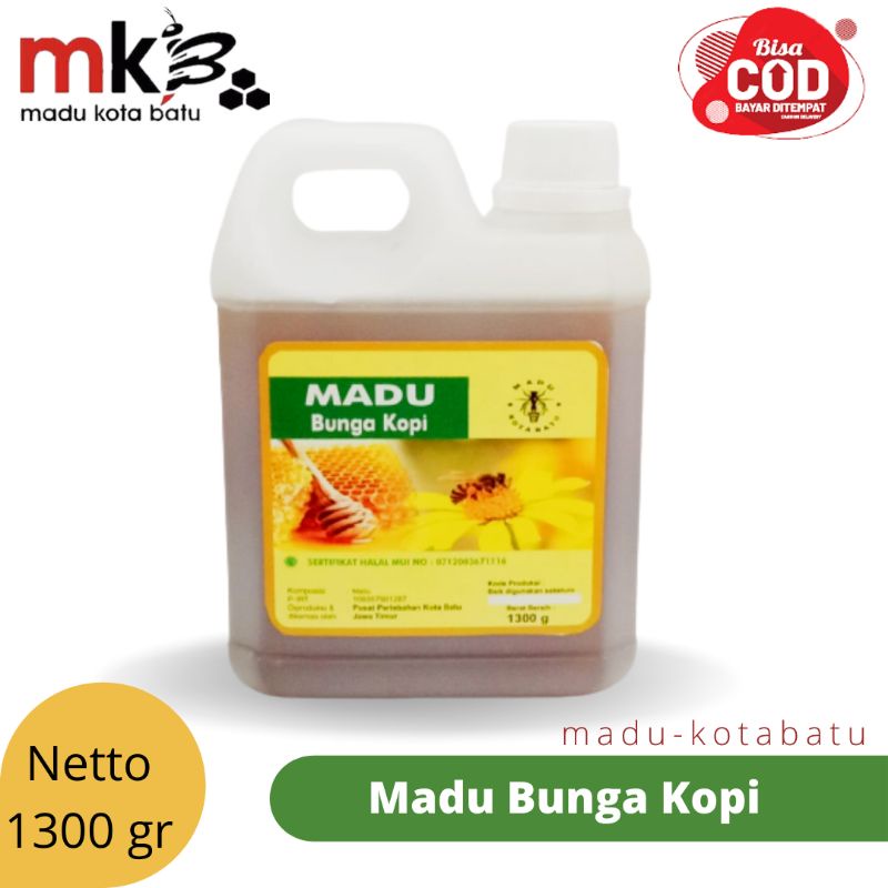 

Madu Asli Murni - Madu Kota Batu - Nektar Bunga Kopi netto 1300 gr