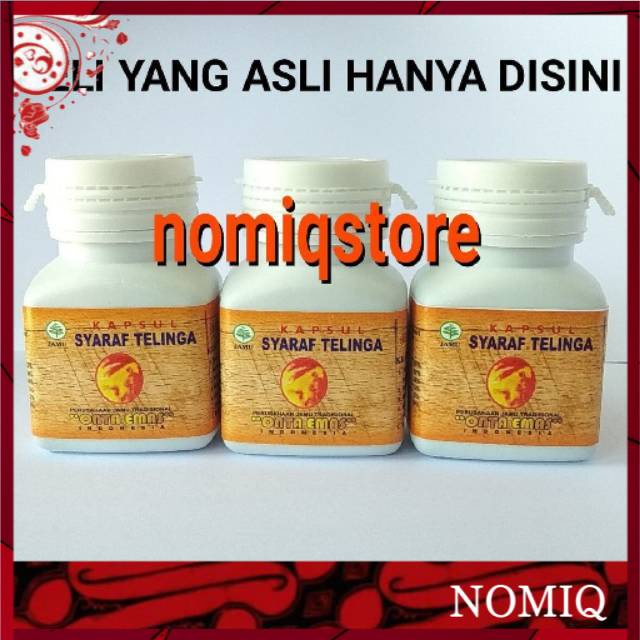 READY STOCK… Obat Herbal Syaraf Telinga - Pj. Onta Emas Indonesia