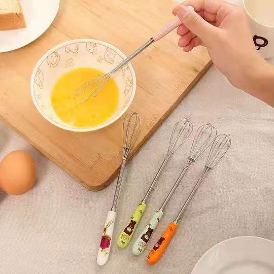 Whisker Mini Ceramic / Kocokan Telur Mini keramik lucu / mini slim whisk