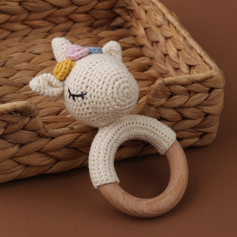 Mary Mainan Teether Bayi Newborn Model Hewan Crochet DIY