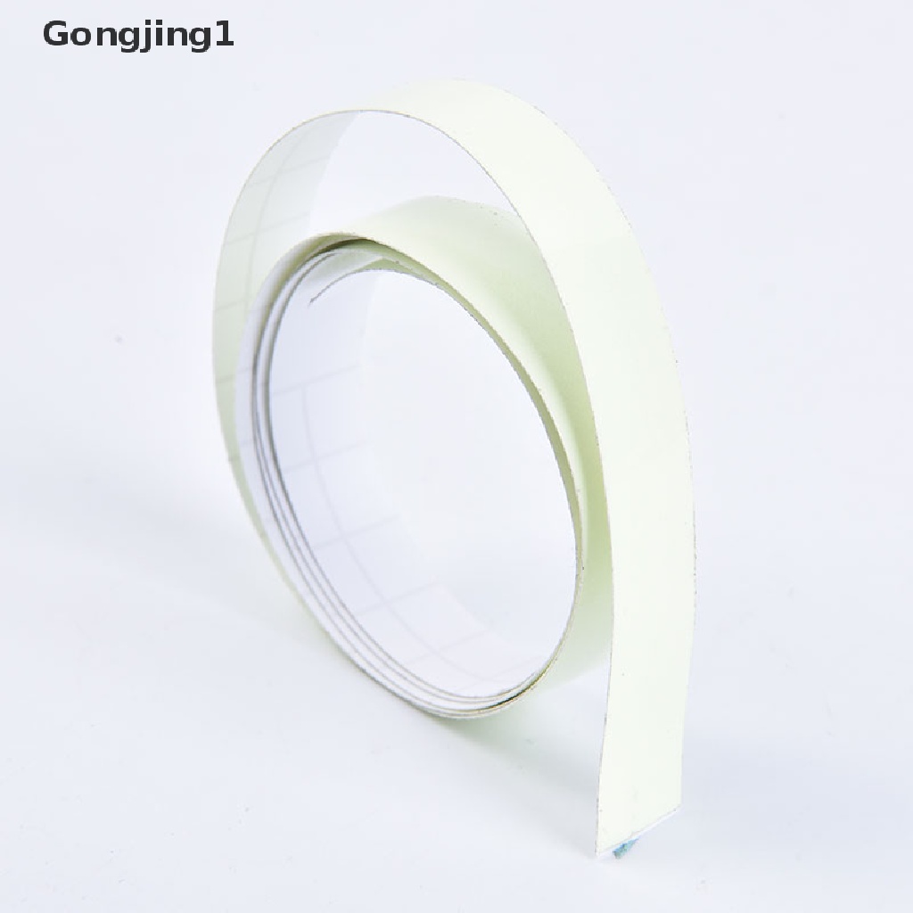 Gongjing1 Tape Stiker Luminous Fluorescent Glow In The Dark Untuk Peringatan Keamanan DIY