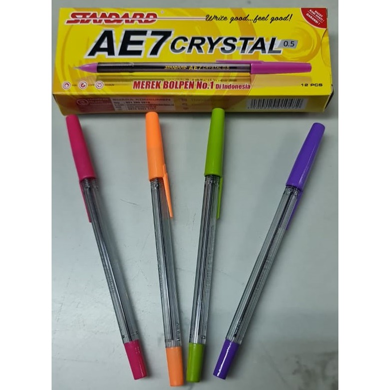 

Pen Standard Crystal AE7 Black/Blue/Red