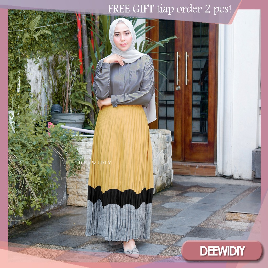 DEEWIDIY FAYRUZ PLEATS SKIRT