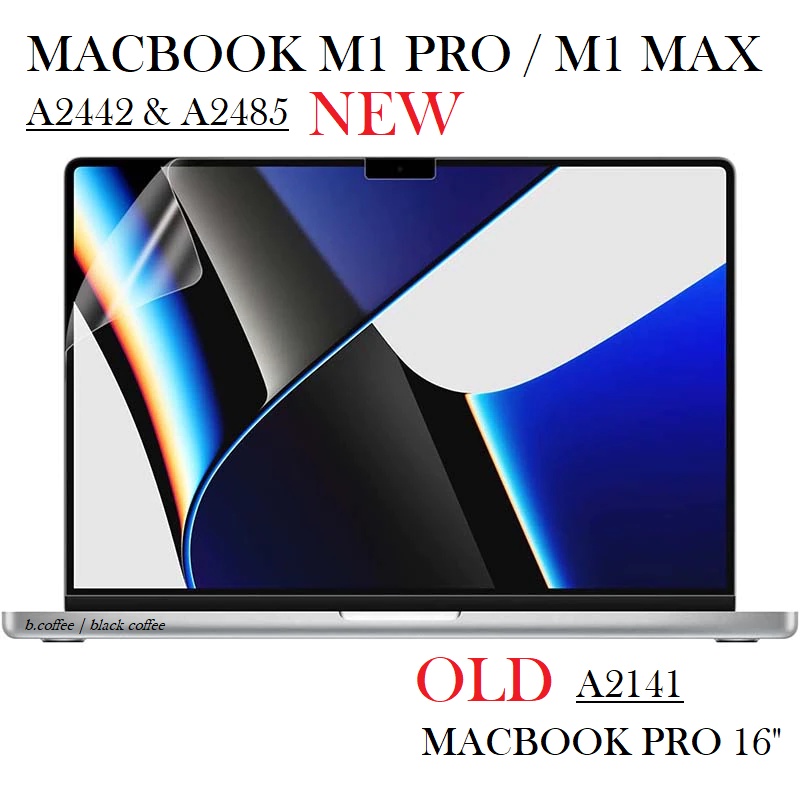 AR Anti Gores MACBOOK PRO 14 inch A2442 / 16 inch A2485 (MAX M1 &amp; PRO M1) / MACBOOK PRO 16 inch 2019 A2141