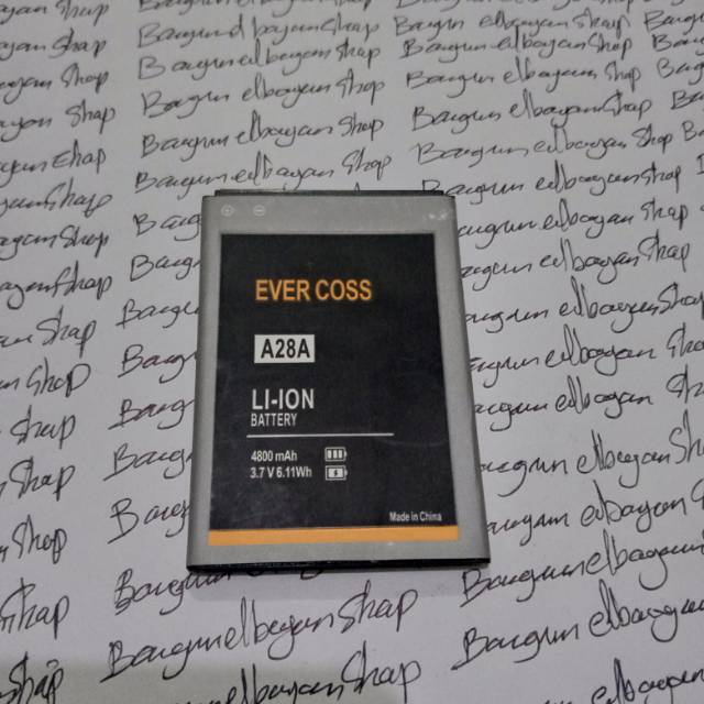 Batre batrai battrey EverCoss A28A original battray hp