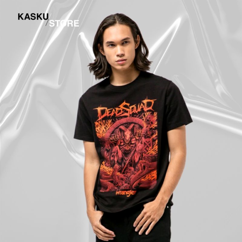 WRANGLER X DEADSQUAD T-SHIRT WRANGLER ORIGINAL KAOS DEADSQUAD