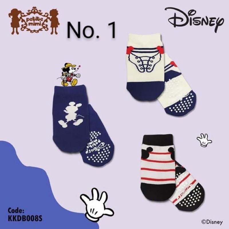 Kaos Kaki Petite Mimi KARAKTER Disney