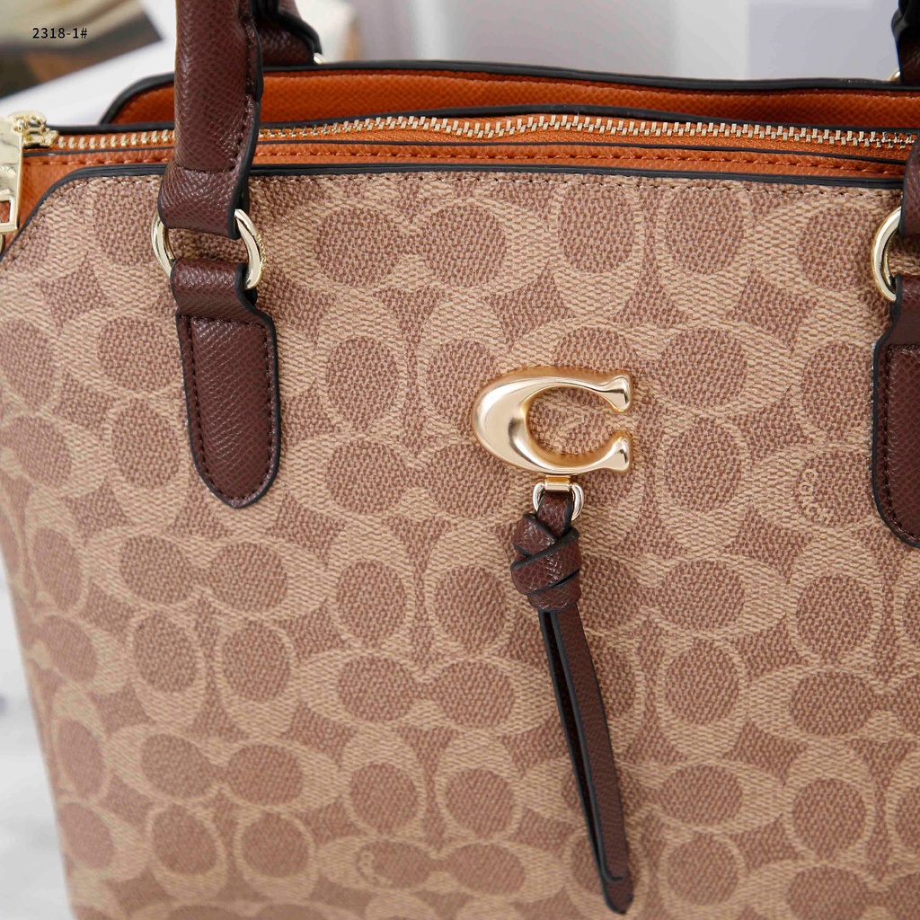 Coa Signature Satchel Shoulder Bag #2318-1