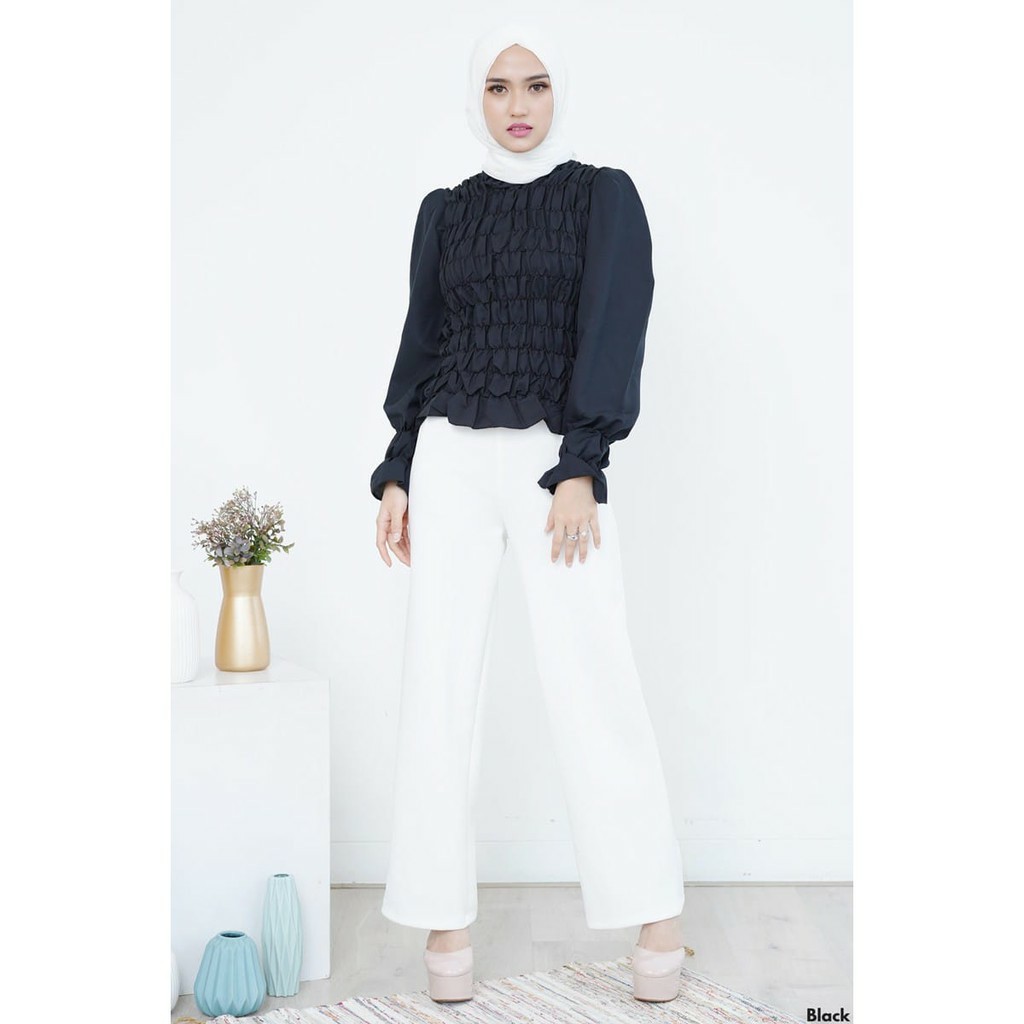 1KG MUAT 8PCS | REBECCA CROP BLOUSE BASIC TOP SHIRT SELEBGRAM FASHION OOTD WANITA MASA KINI