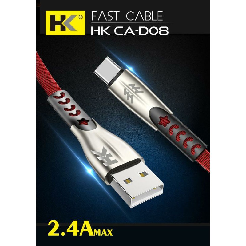 Kabel HK CA-D08 Mirco,Lightning,Tipe C Quick Charge Data