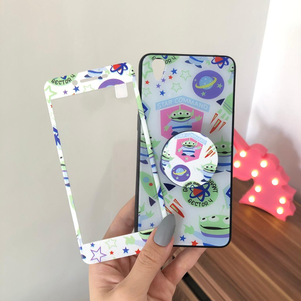 free popsocket case redmi 5a vivo v11 pro v9 f9 a7 a12 a5s f7 f5