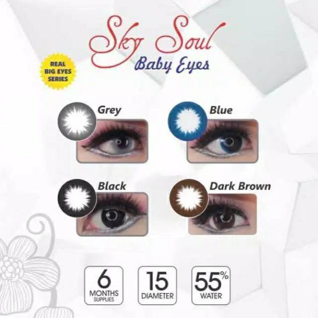 SOFTLENS SKY SOUL BABY EYES FREE LENSCASE