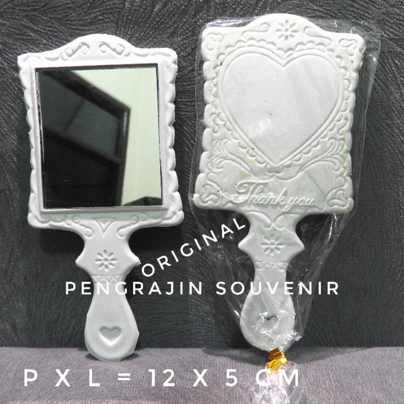 100 PCS Souvenir Cermin Putih Kemas Souvenir Pernikahan Kaca Putih Sovenir Unik Murah Souvenir Ultah