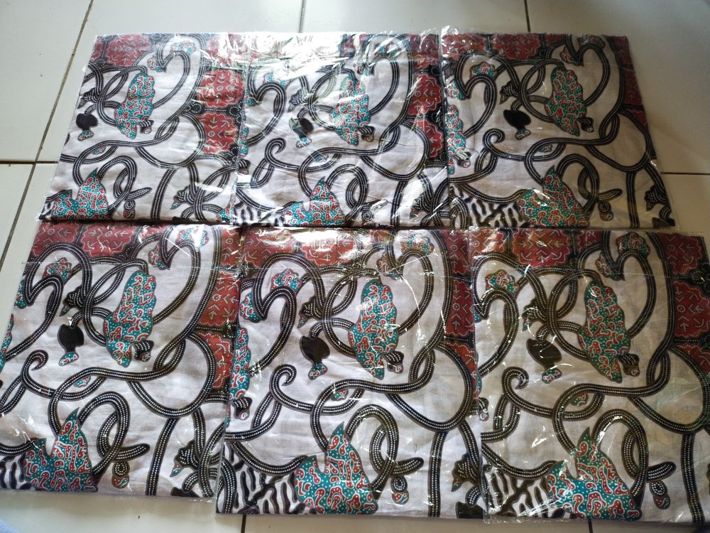 Baju Batik Couple Modern Monalisa Genes Merah Biru Tosca Ungu Orange M,l,xl Asli Pekalongan