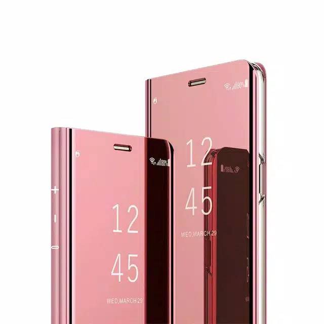 Oppo Reno / Reno 4 / Reno 4F Clearview standing flip cover mirror