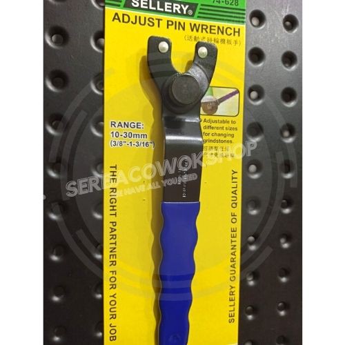 Sellery Kunci Gurinda 4&quot; Inch Adjust Pin Wrench 10-30 mm 74-628 Termurah Berkualitas