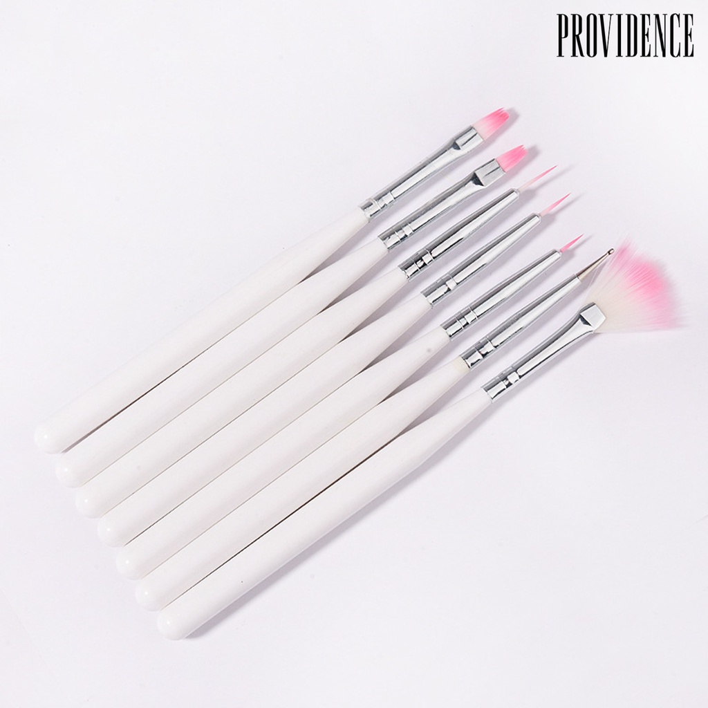 Providence 7Pcs Professional UV Gel Brush Pens Nail Art DIY Painting Manicure Tool Set