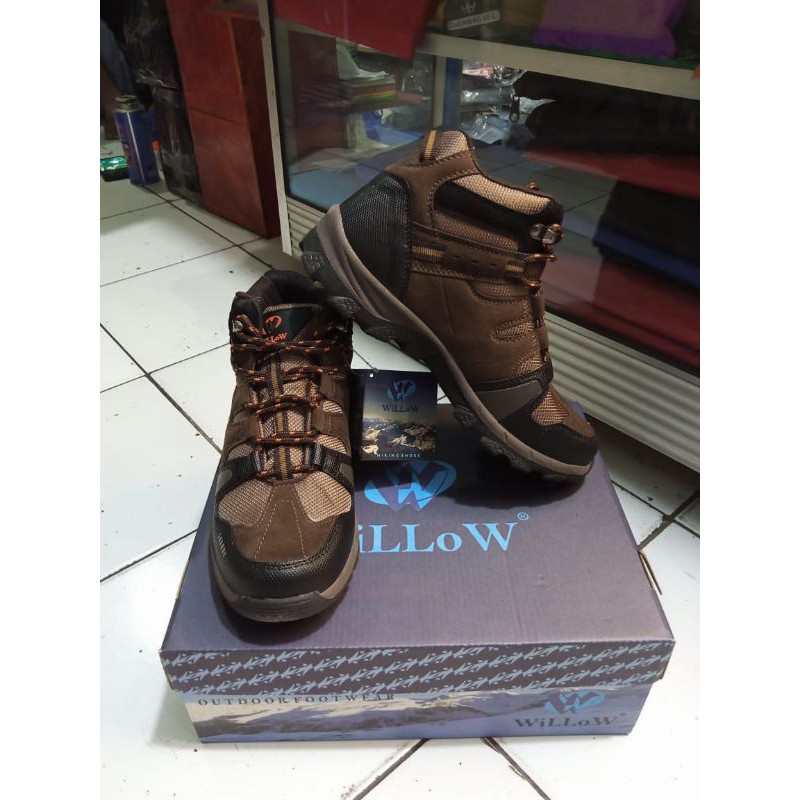 Sepatu gunung willow Luxury coffee/brown sepatu outdoor willow sepatu willow luxury