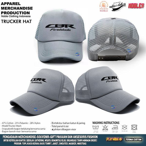 TOPI JARING TRUCKER  MOTOR    MOTOR HONDA CBR   -