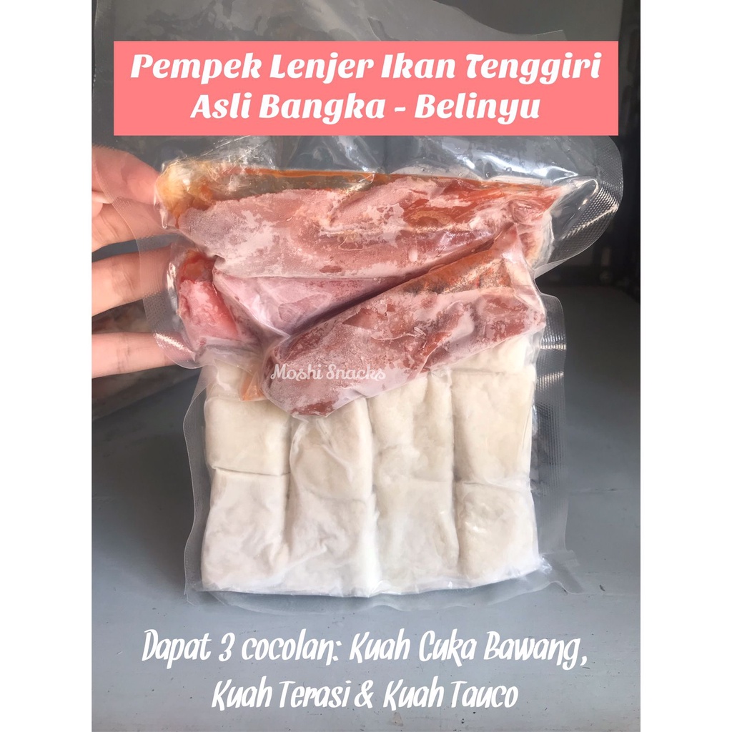 

Pempek Lenjer Ikan Tenggiri Asli Bangka Belinyu Belijong isi 10 Homemade Enak Kenyal