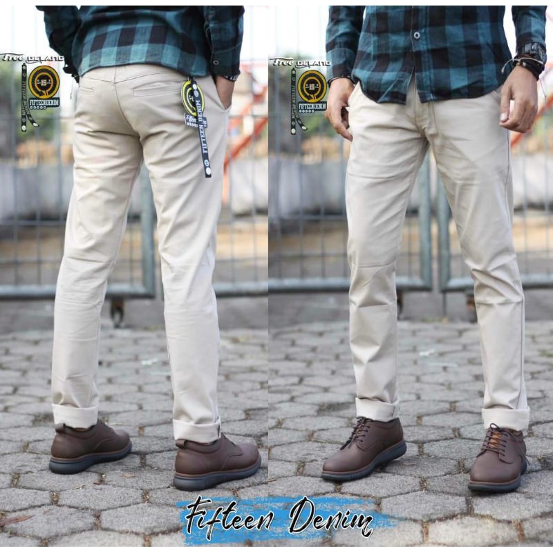 Celana Chino Fifteen Denim Original