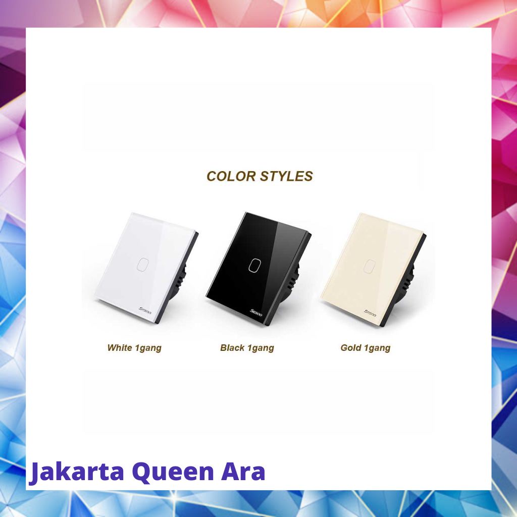 TaffLED Saklar Lampu Luxury Touch LED with Remote Switch - XJG-DH00