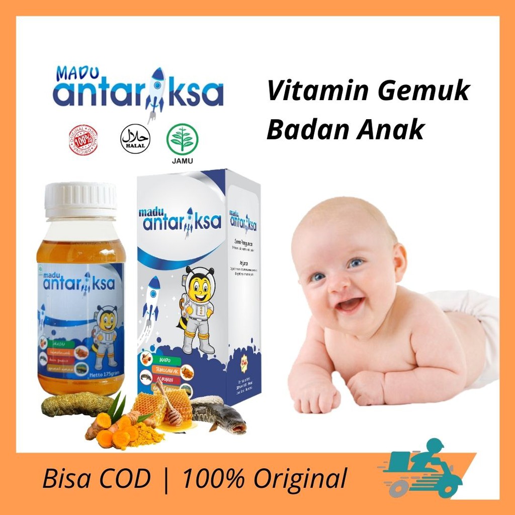 Vitamin Penggemuk Badan Anak Bayi Balita | Madu Antariksa