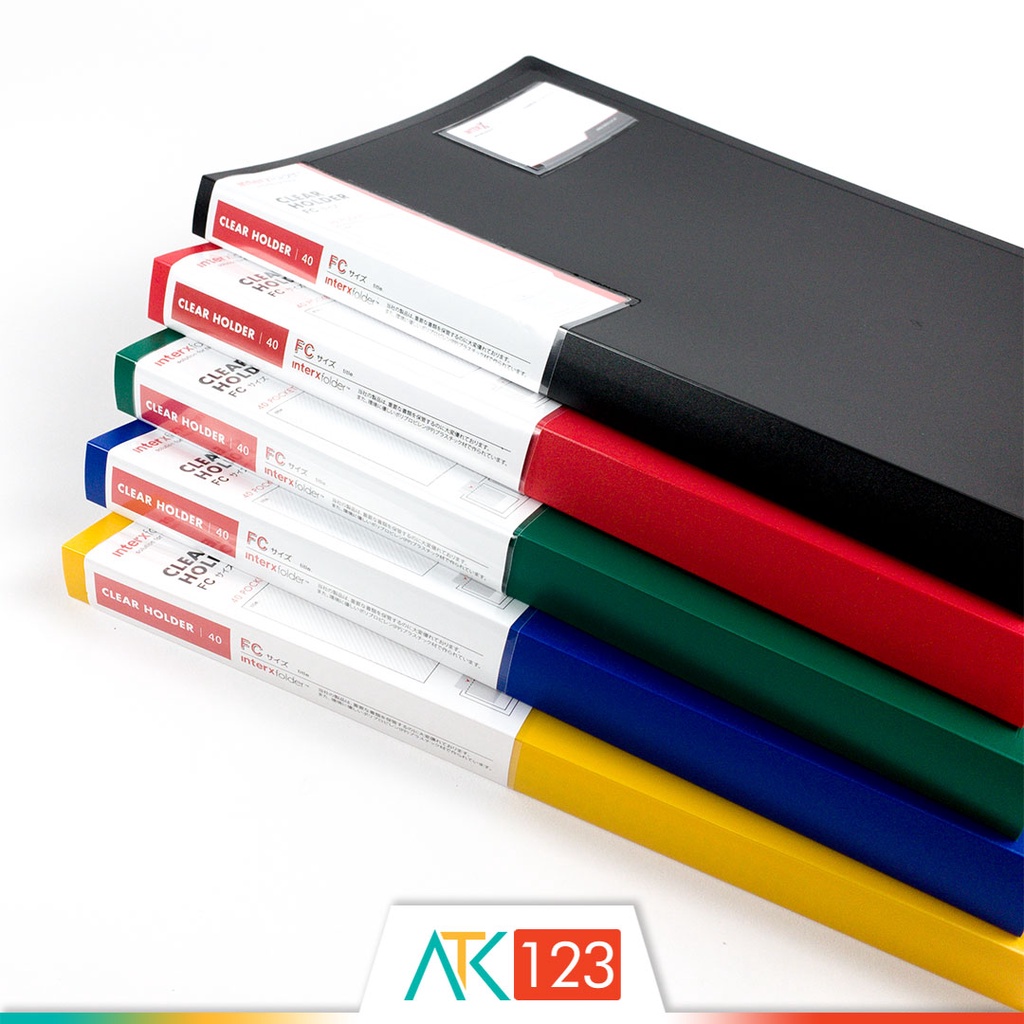 

Clear Holder / Display Books Folio 40 Pockets - Inter X Folder
