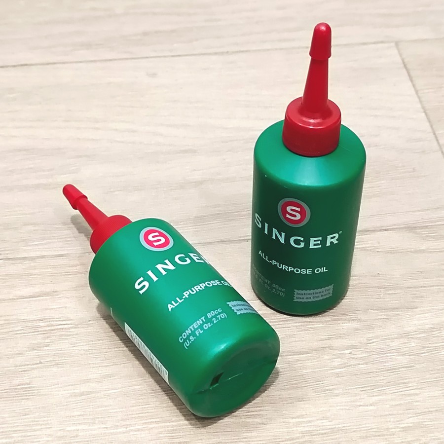 Minyak Pelumas Oli SINGER 80 cc ml Serbaguna All Purpose Oil Gemuk Mesin Jahit Rantai Gembok Gear Gir 80cc 80ml