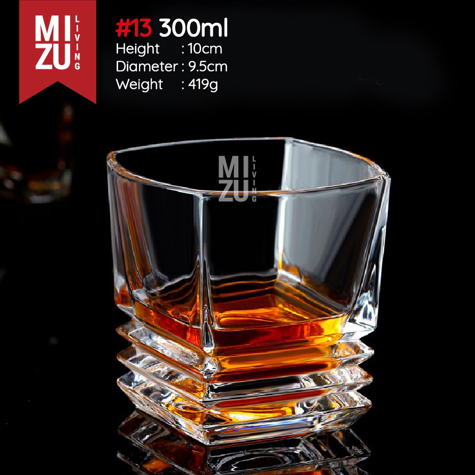 ROMA Whiskey Glass Gelas Kaca Whisky On The Rocks Gelas Air Minum-6
