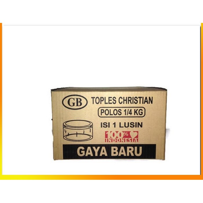 MS - Gaya Toples Christian Kue Kering Nastar Plastik Mika 250 Gram