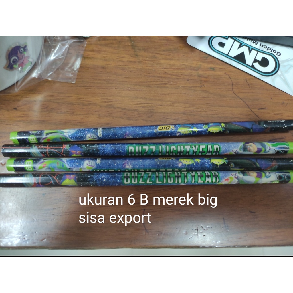 

pensil big sisa export jepang satuan ukuran 4B, B, 6B