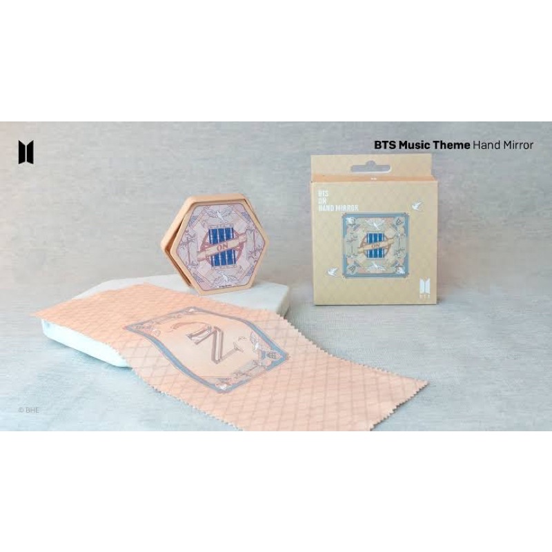 Hand Mirror BTS Music Theme ORIGINAL BTS x MTPR BIGHIT Murah ON Fake Love FREE Cloth