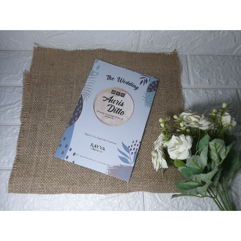 Undangan Nikah / Undangan Wedding, Khitan / Undangan Raya Wedding Invitation