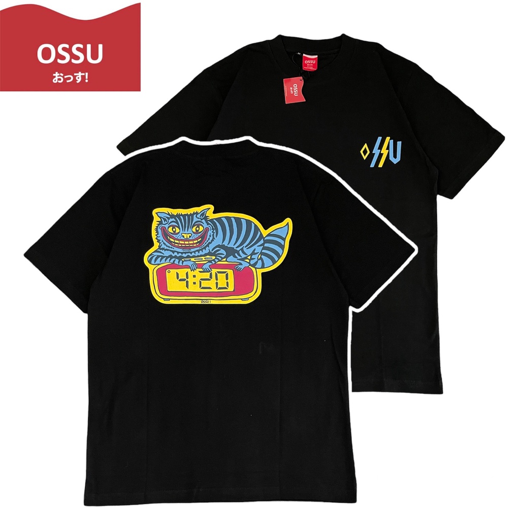 Kaos Distro OSSU Original Cat 420 Universal Tshirt Pria dan Wanita