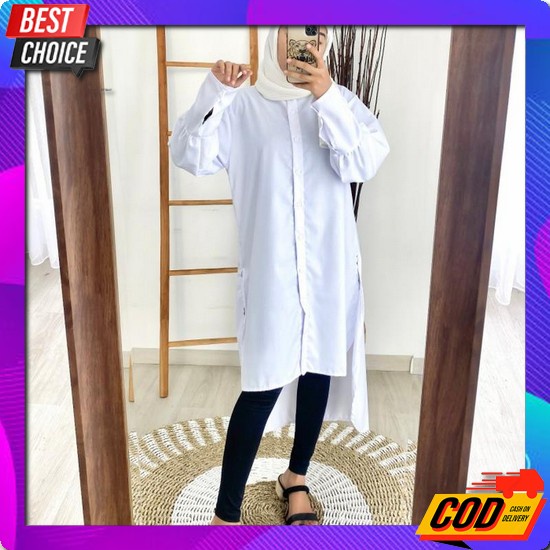 Tunik Wanita Terbaru 2021 Kekinian Remaja Import Korea Tunik Import Pr Atasan Wanita Muslim/ Nikit