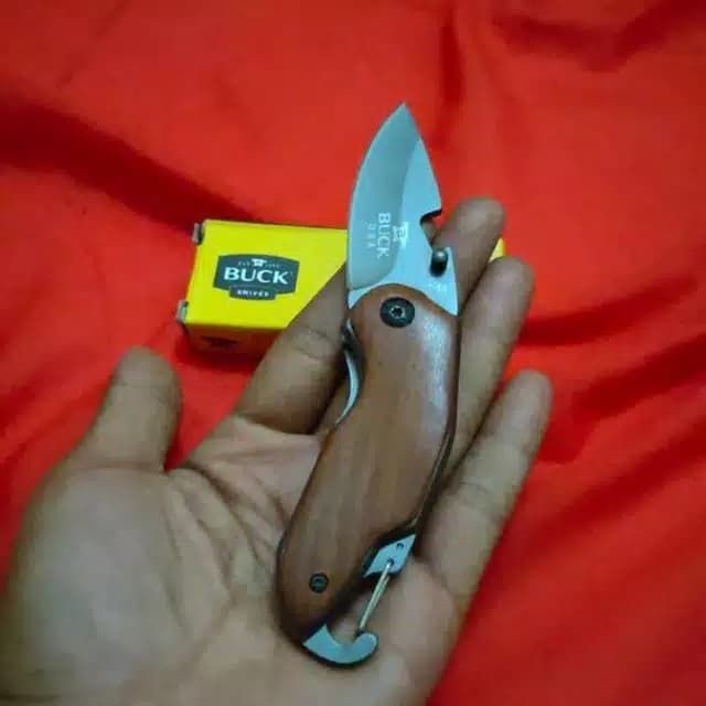 PISAU LIPAT SAKU MINI BUCK SURVIVAL