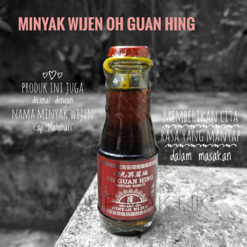 

MINYAK WIJEN OH GUAN HING CAP MATAHARI