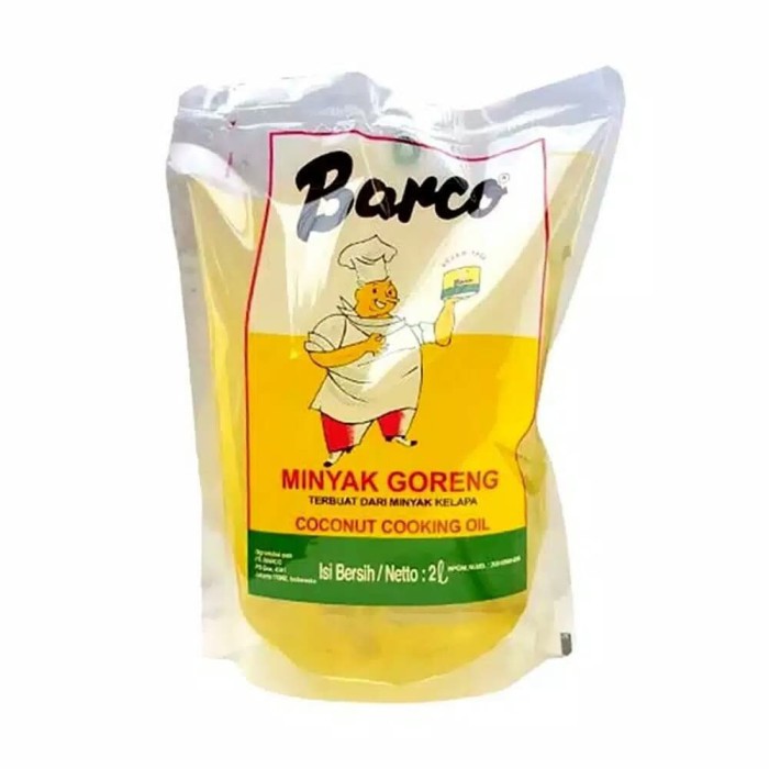 

MINYAK GORENG KELAPA BARCO 2 LITER COCONUT COOKING OIL