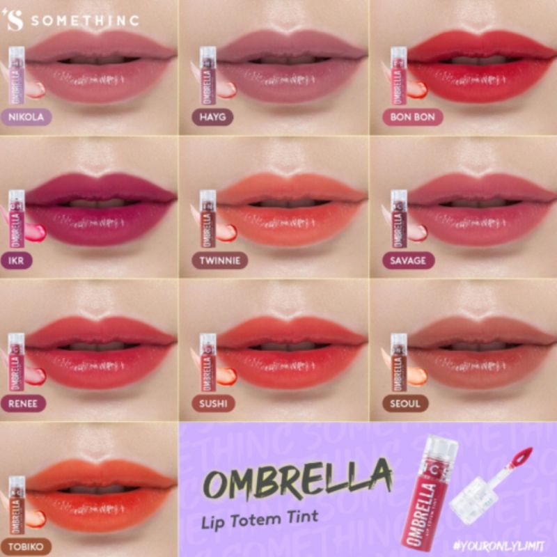 SOMETHINC OMBRELLA Lip Totem Tint - Lip Tint Melembapkan dan Membuat Bibir Sehat