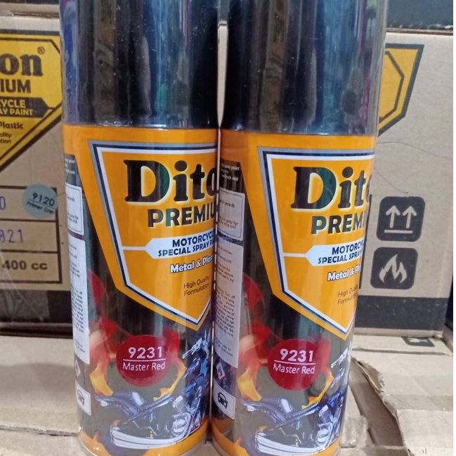 DITON Premium Pilok Pilox Cat Semprot 400cc - H9231* Master Red / Merah Maroon (9231)