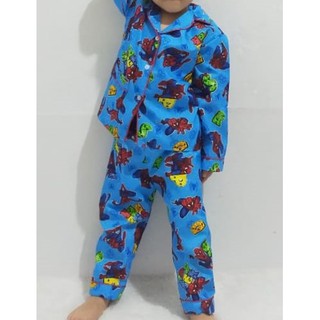 VERIFL Piyama Anak Balita (CP-PP) motif Kartun Karakter Setelan Baju+celana panjang | Shopee ...