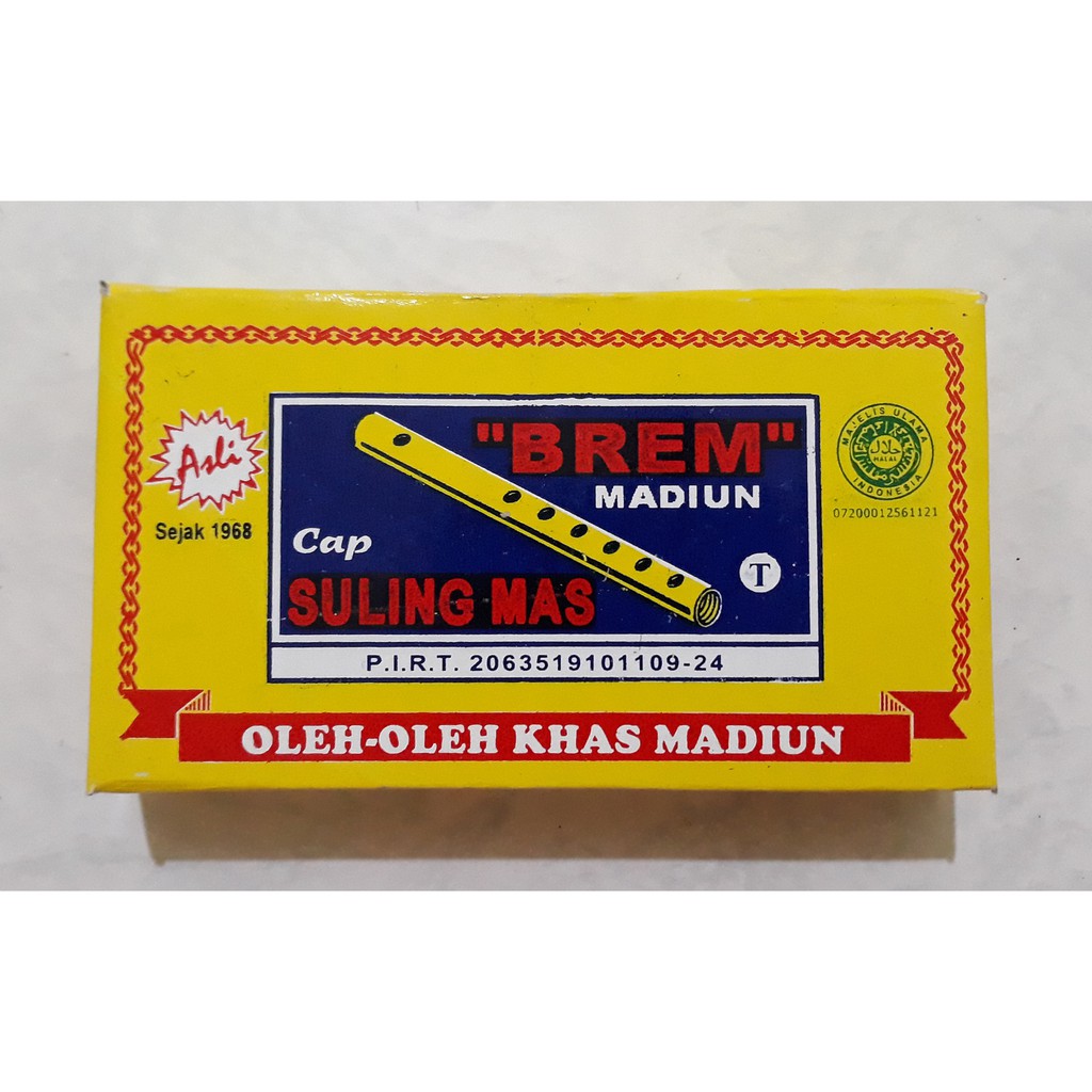 

BREM Madiun Cap Suling Mas 200 gr - Oleh Oleh Kediri