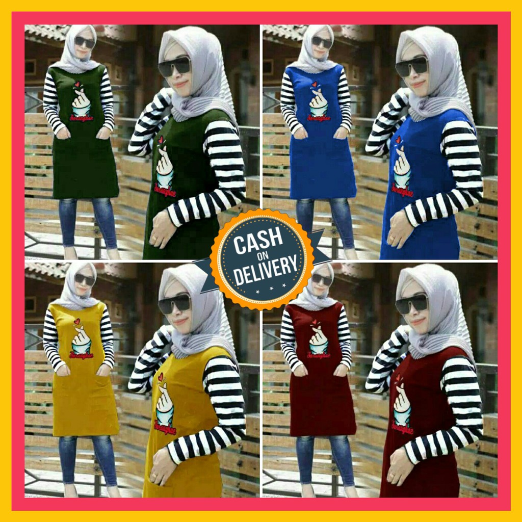TUNIK JUMBO REVINA 4 WARNA FCZ